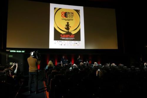 Presentation of the official 2022 BCN Film Fest poster at Verdi cinema in Barcelona on February 2 (by Pere Francesch)